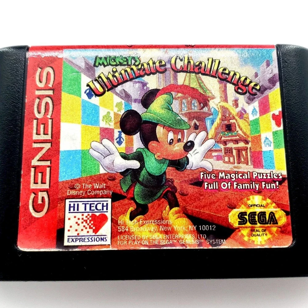 Mickey's Ultimate Challenge (Sega Genesis, 1994) Authentic No Manual Tested